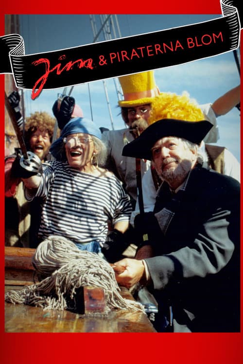 Jim och piraterna Blom afişi