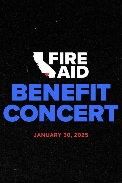FireAid Benefit Concert afişi