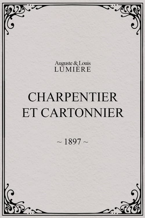 Charpentier et cartonnier afişi