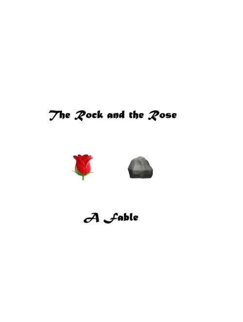 The Rock and the Rose: A Fable afişi