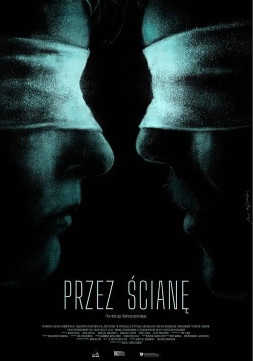 Przez ścianę afişi