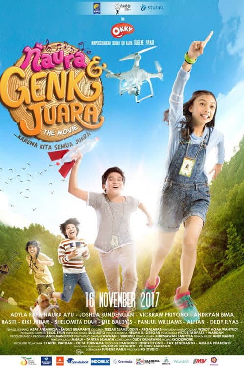 Naura & Genk Juara The Movie afişi