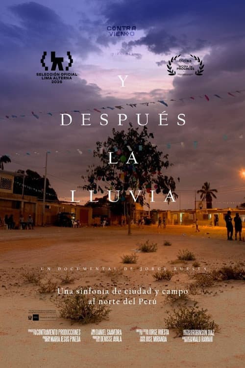 Y después la lluvia afişi