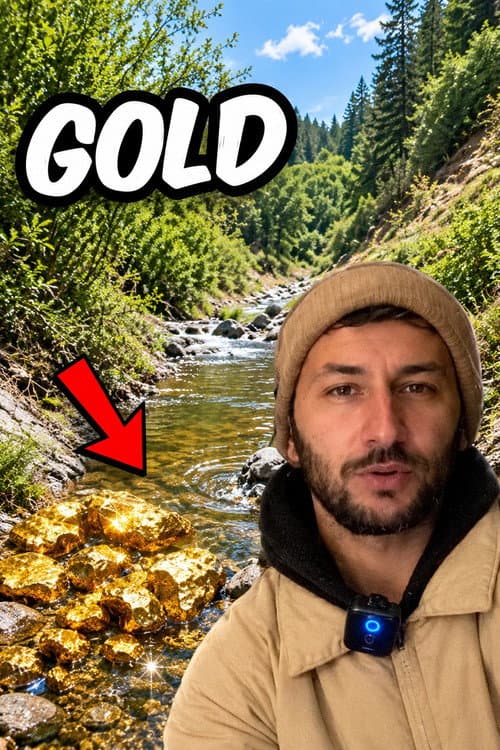 Nehirde Altın Arayan Adam - Bakbaba afişi