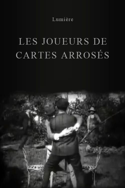 Joueurs de cartes arrosés afişi