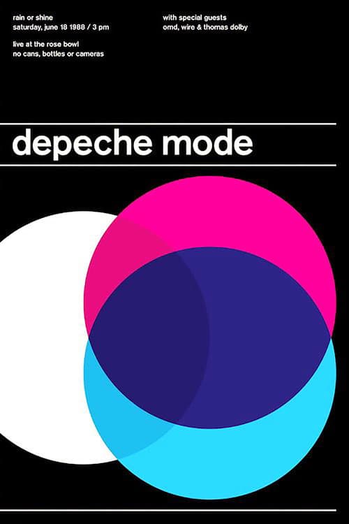 Depeche Mode: Live at the Pasadena Rose Bowl afişi