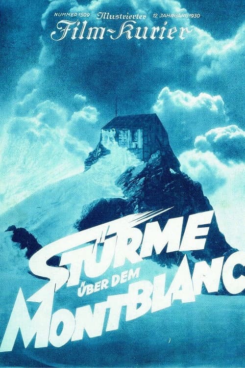 Stürme über dem Mont Blanc afişi