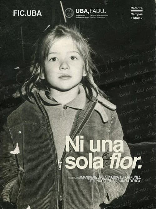 Ni una sola flor afişi