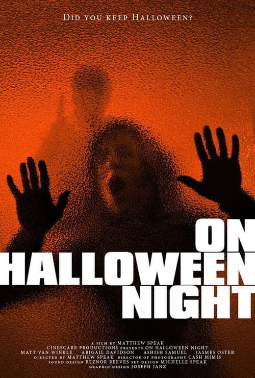 On Halloween Night afişi