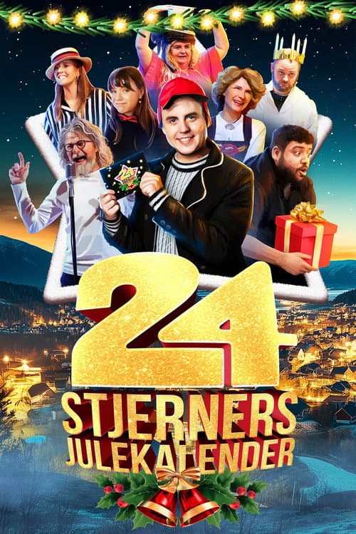 24-stjerners julekalender afişi