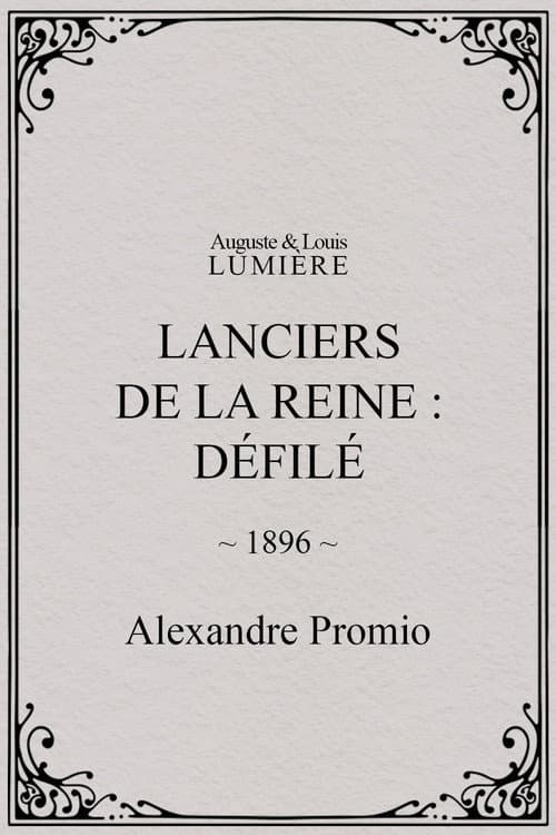 Lanciers de la reine, défilé afişi