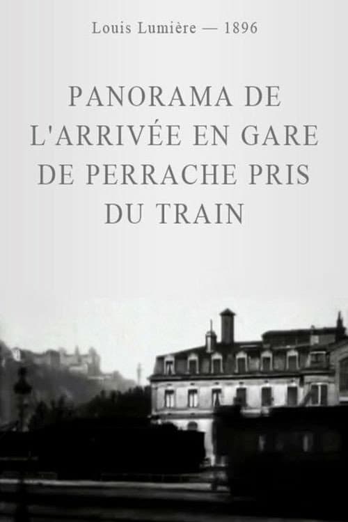 Panorama de l'arrivée en gare de Perrache pris du train afişi