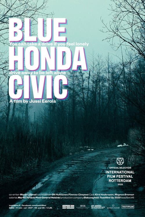 Blue Honda Civic afişi