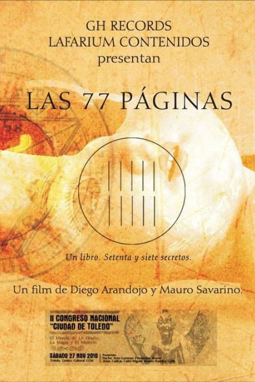 Las 77 páginas afişi