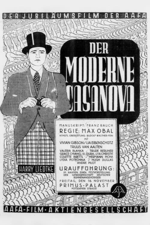 Der moderne Casanova afişi