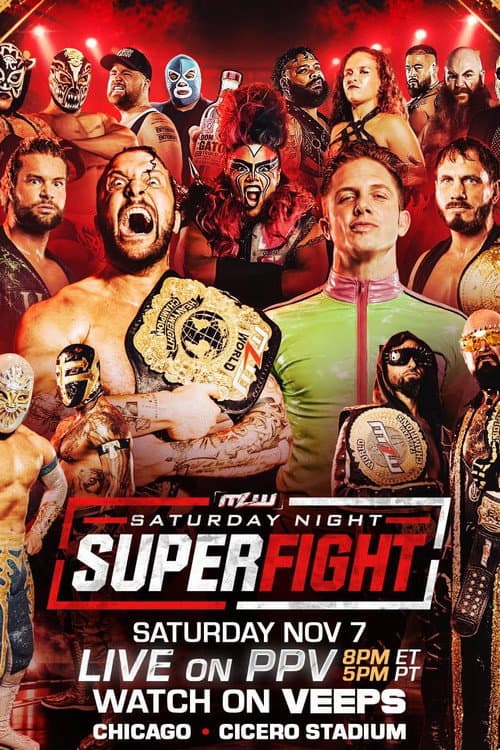 MLW Saturday Night SuperFight 2026 afişi