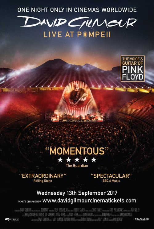 David Gilmour: Live at Pompeii afişi