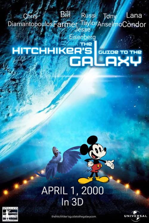 The hitchhiker’s guide to the galaxy afişi