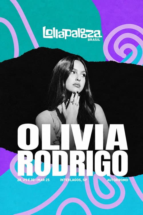 Olivia Rodrigo: Lollapalooza Brazil 2025 afişi