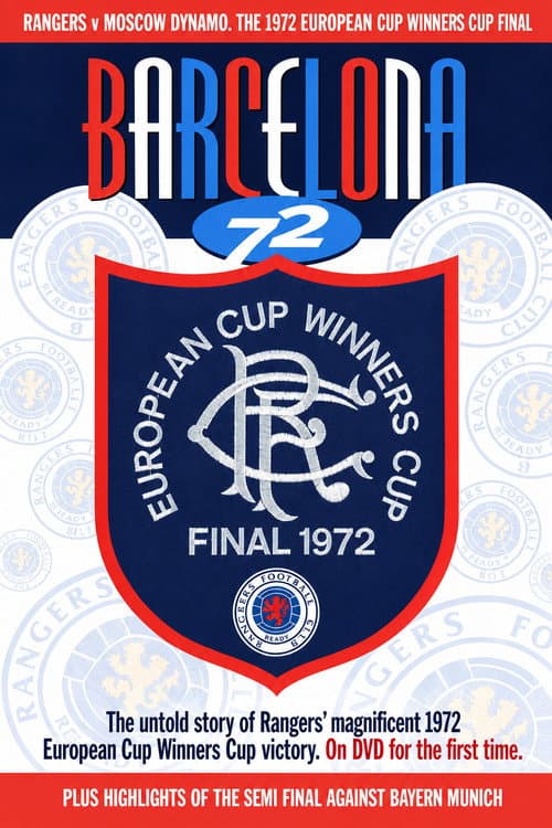 Rangers F.C - Barcelona ’72 European Cup Winner Cup afişi