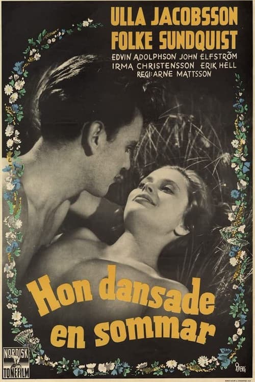 Hon dansade en sommar afişi