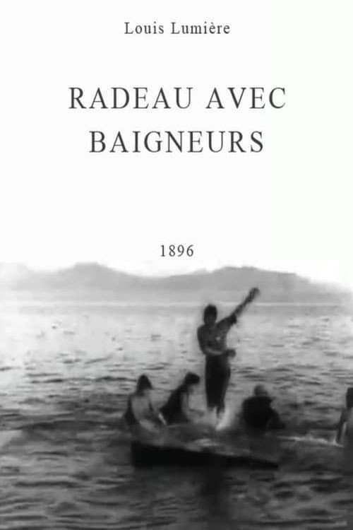 Radeau avec baigneurs afişi