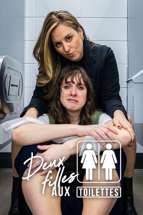Deux filles aux toilettes afişi