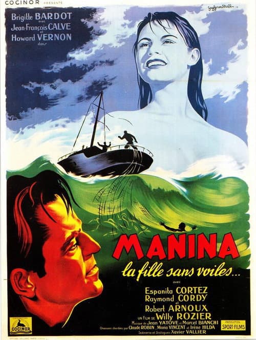 Manina, la fille sans voiles afişi