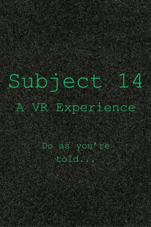 Subject 14 afişi