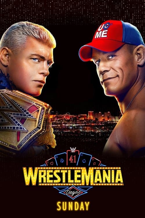 WWE WrestleMania 41: Sunday afişi