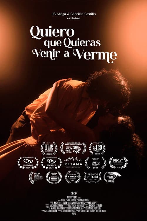 Quiero que Quieras Venir a Verme afişi
