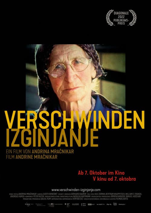 Vor dem Verschwinden afişi