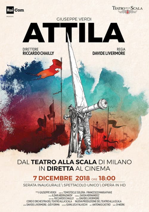 Verdi: Attila - Teatro alla Scala afişi