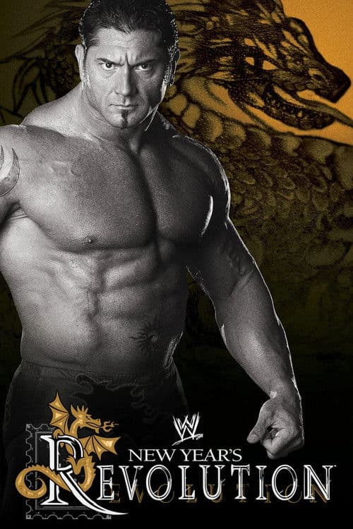 WWE New Year's Revolution 2005 afişi