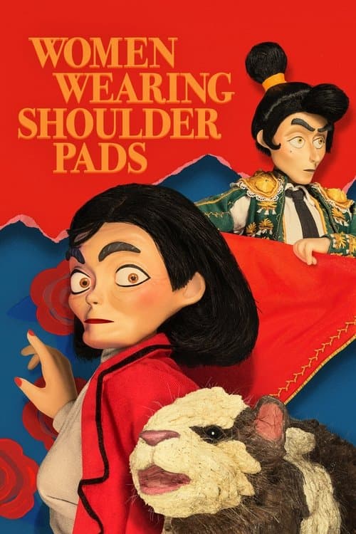 Women Wearing Shoulder Pads afişi