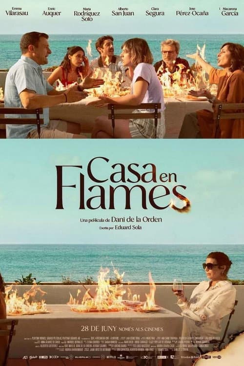 Casa en flames afişi