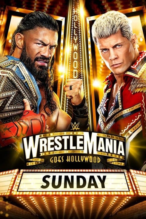 WWE WrestleMania 39 Sunday afişi