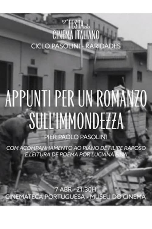 Appunti per un romanzo sull'immondezza afişi