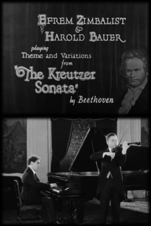 Efrem Zimbalist & Harold Bauer Playing Theme and Variations from 'The Kreutzer Sonata' by Beethoven afişi