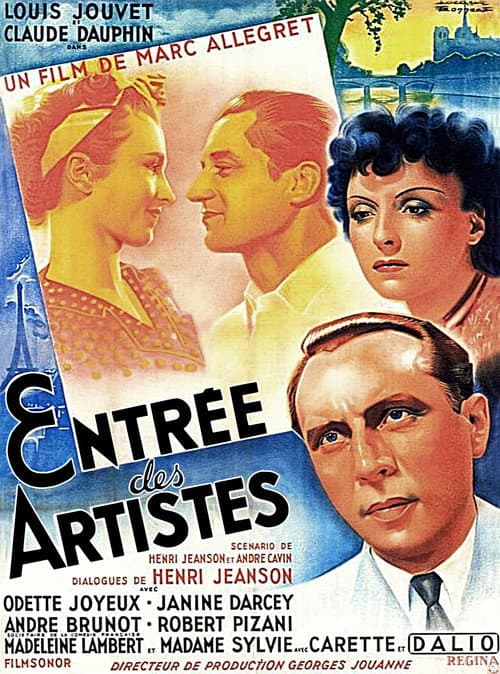 Entrée des artistes afişi