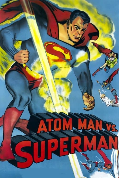 Atom Man vs. Superman afişi