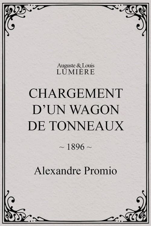 Chargement d’un wagon de tonneaux afişi