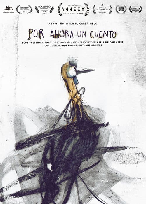 Por ahora un cuento afişi