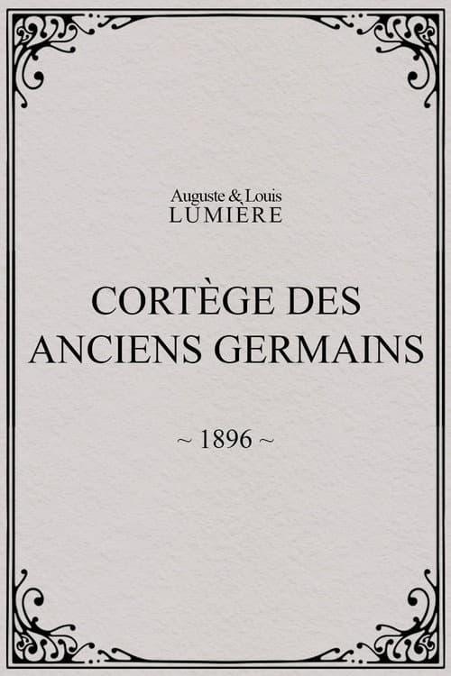Cortège des anciens Germains afişi