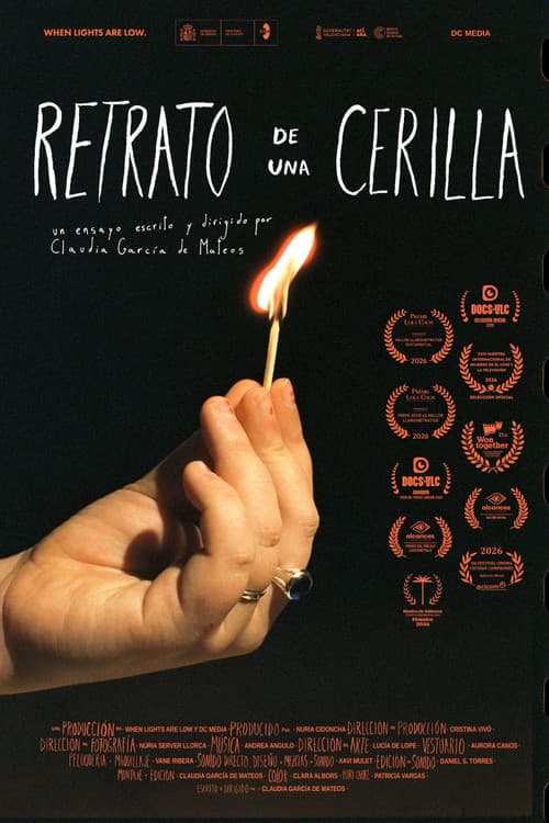 Retrato de una cerilla afişi