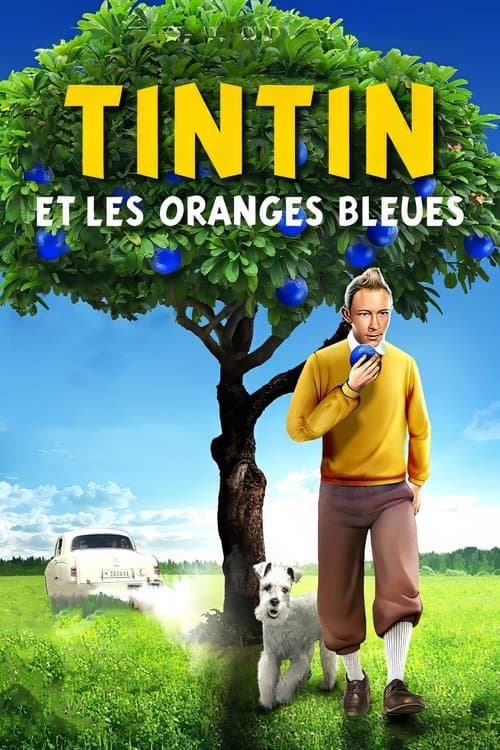 Tintin et les oranges bleues afişi