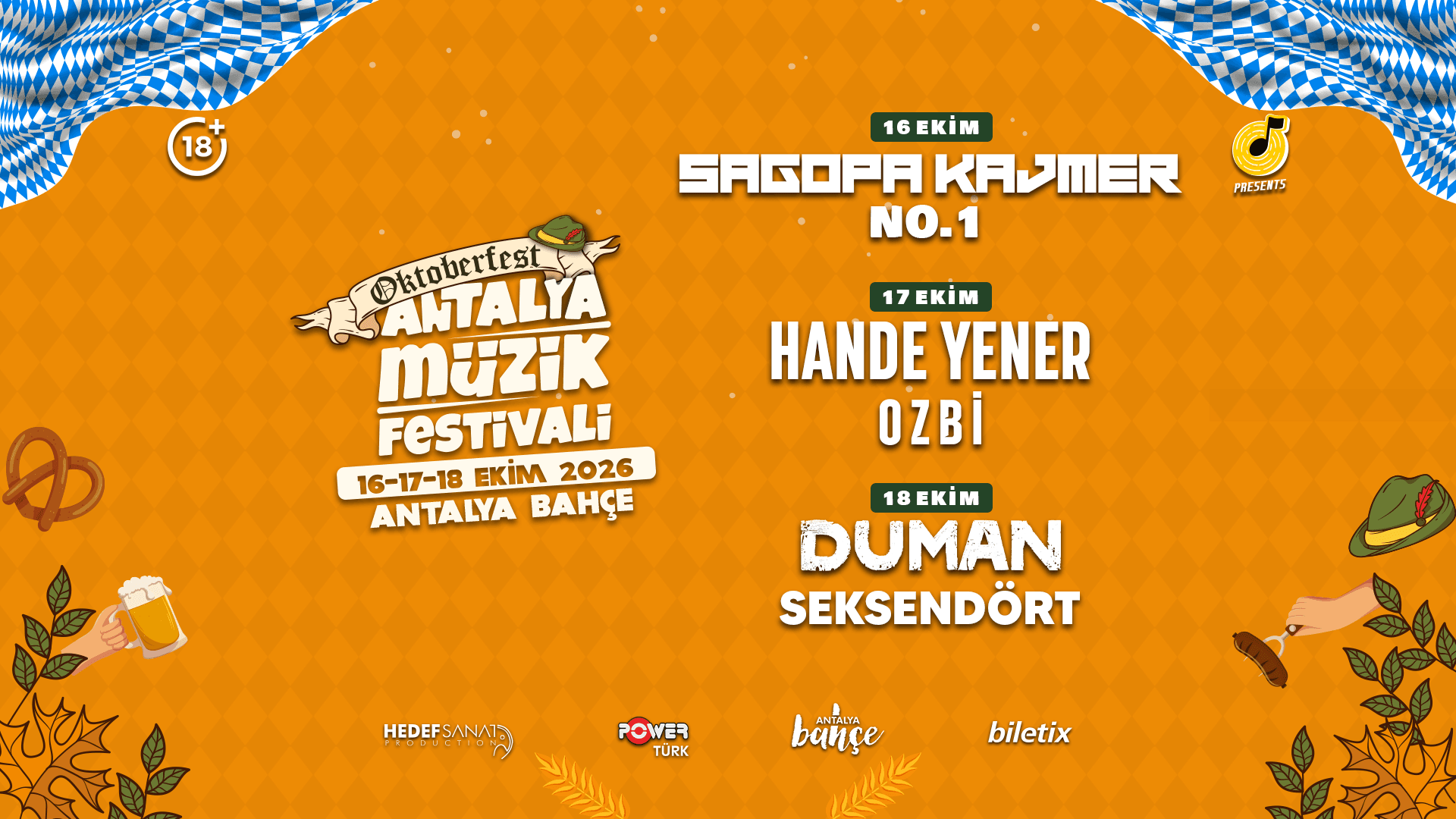 Oktoberfest X Antalya Müzik Festivali - 3.Gün (Duman - Seksendört)