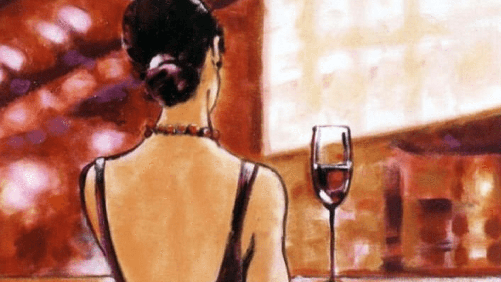 Resim - Bir Bar Taburesi Üstünde