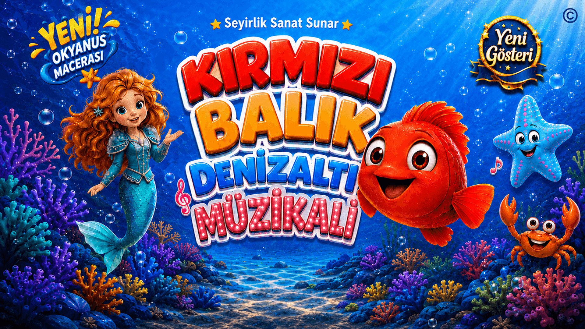 Kırmızı Balık Denizaltı Müzikali Yeni Okyanus Macerası